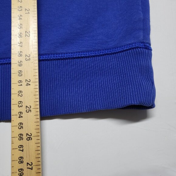Calvin Klein Jeans Sweatshirt Mens Medium Pullover Fleece Logo Long Sleeve Blue - Picture 10 of 15
